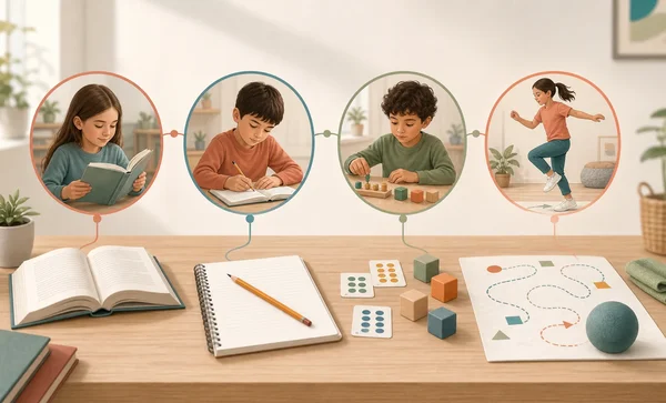 Four learning differences overview