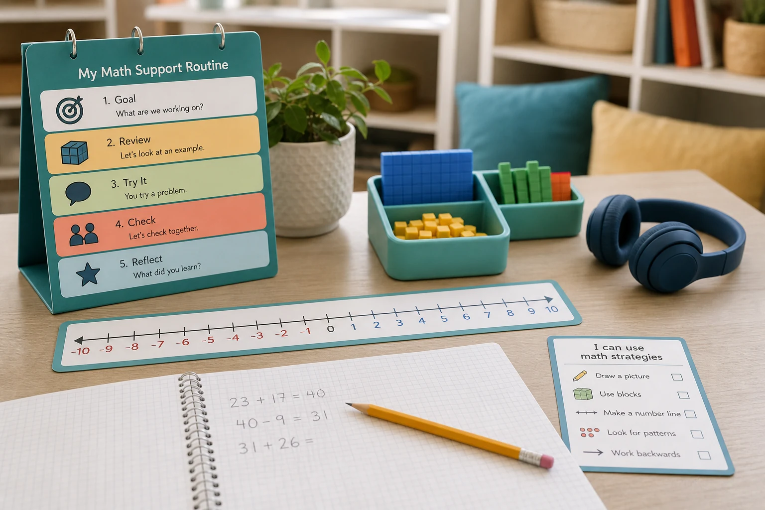 Structured math support routine