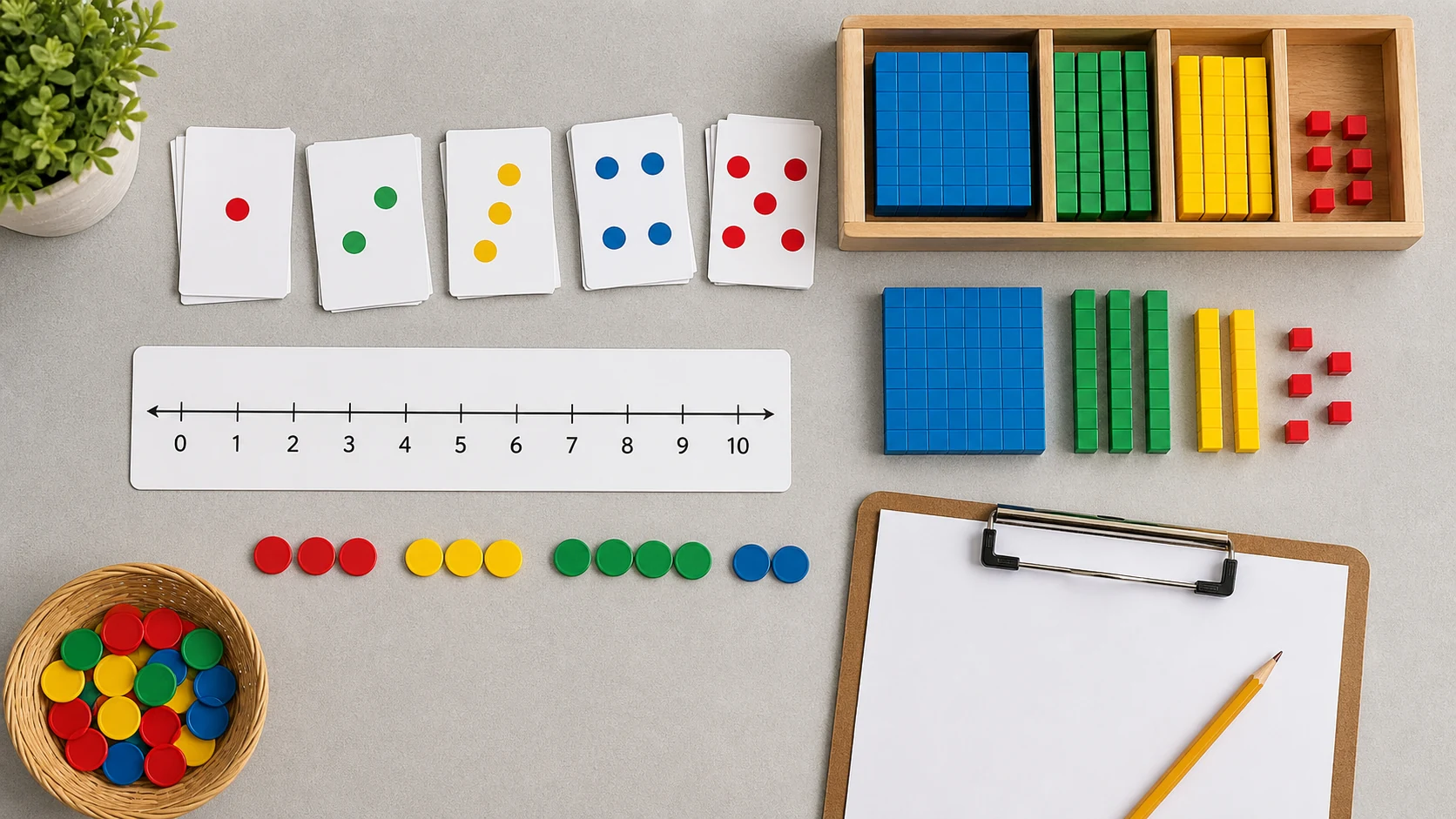 Number sense task materials